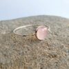 Bracelet quartz rose argent AMOUR